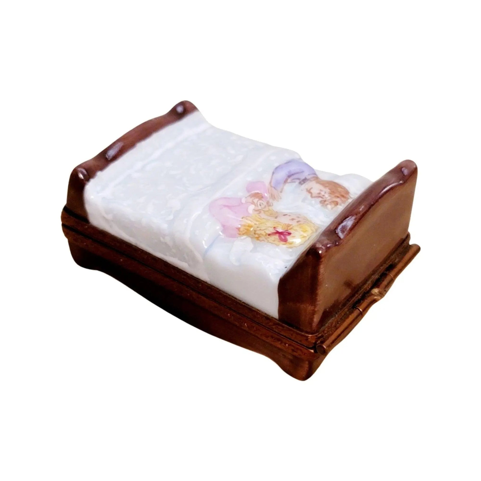 Young Lovers Porcelain Figurine Porcelain Limoges furniture love French Trinket Box