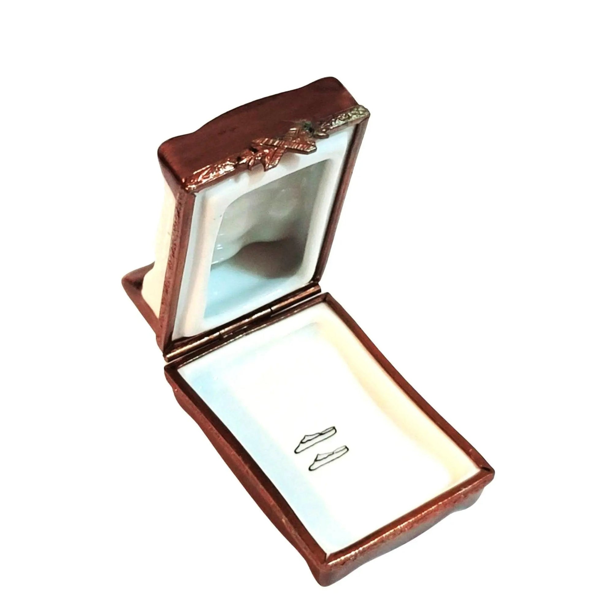 Young Lovers Porcelain Figurine Porcelain Limoges furniture love French Trinket Box