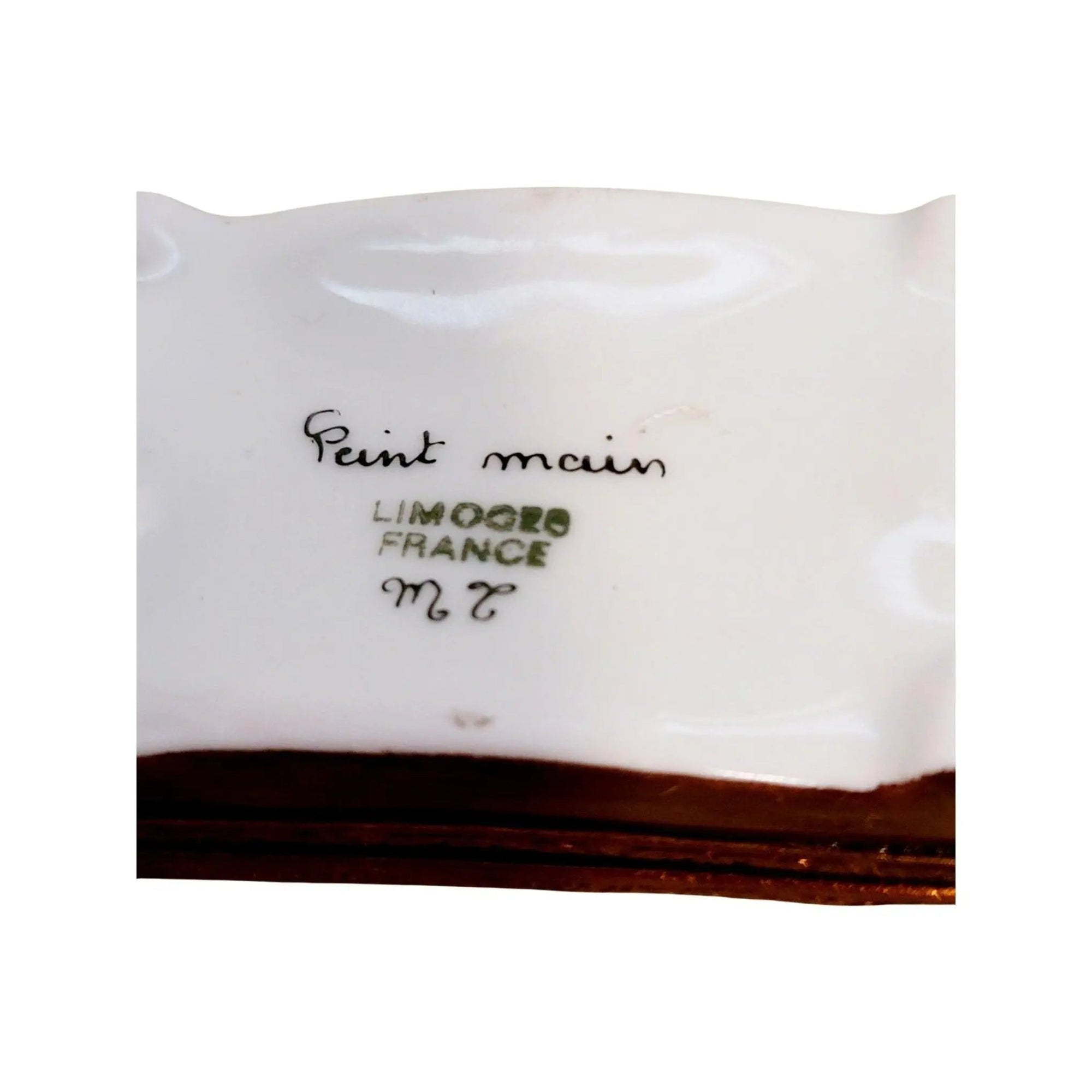 Young Lovers Porcelain Figurine Porcelain Limoges furniture love French Trinket Box