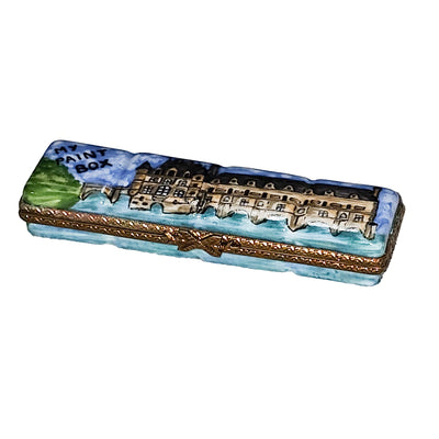 Artistic Limoges Watercolor Box Porcelain Limoges art fine French Trinket Box