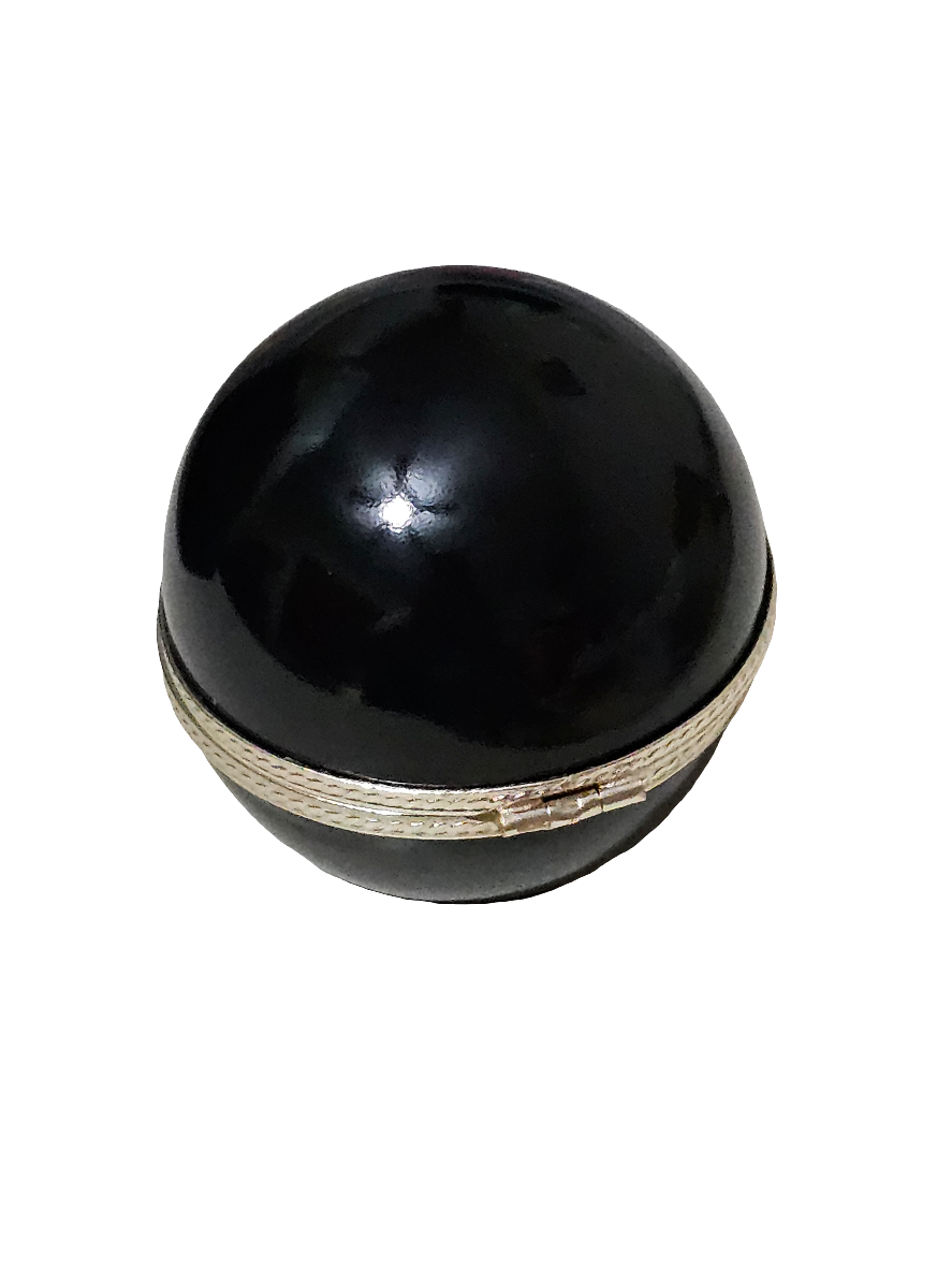 Pool 8 Ball Game Rochard Porcelain Limoges sports French Trinket Box