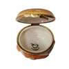 Bagel with Lox Porcelain Limoges Food French Trinket Box