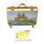 Barcelona Suitcase Porcelain Limoges travel bag French Trinket Box