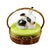 Basket with Mini Rabbit Limoges Box - Limoges Box Boutique