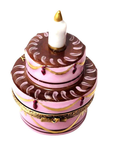 Birthday Cake with Candle Limoges Box - Limoges Box Boutique