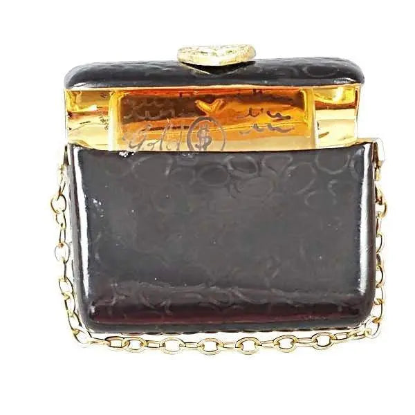 Black Purse Porcelain Limoges bag limoges boxes purse French Trinket Box
