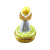 Blue Angel Porcelain Limoges Angel French Trinket Box