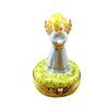 Blue Angel Porcelain Limoges Angel French Trinket Box