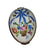 Blue Egg With Floral Bow Porcelain Limoges Egg French Trinket Box