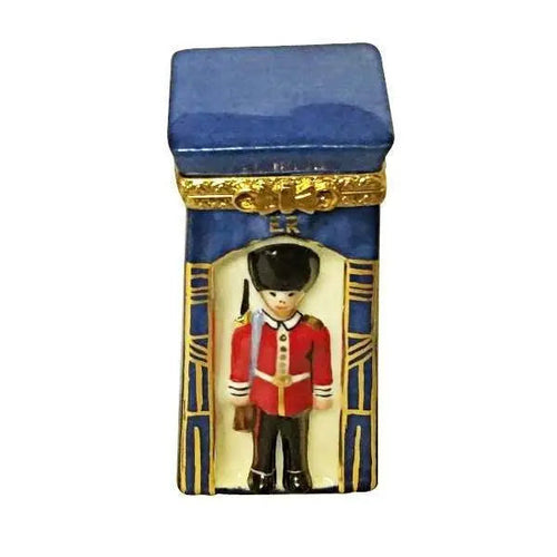 British Sentinel United Kingdom Porcelain Limoges Travel monuments French Trinket Box