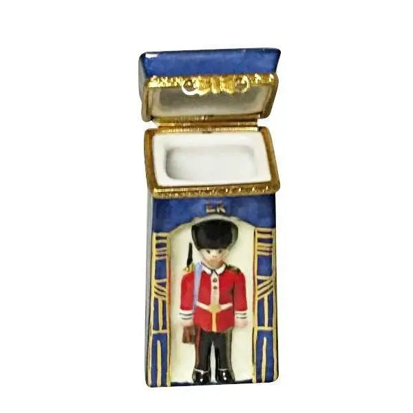 British Sentinel United Kingdom Porcelain Limoges Travel monuments French Trinket Box