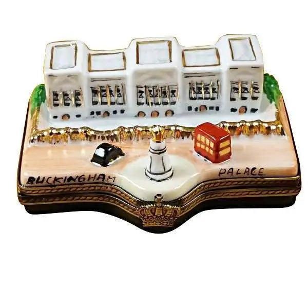 Buckingham Palace Porcelain Limoges travel monuments French Trinket Box