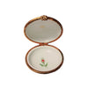 Burgandy Round w Dove Limoges Box Figurine - Limoges Box Boutique