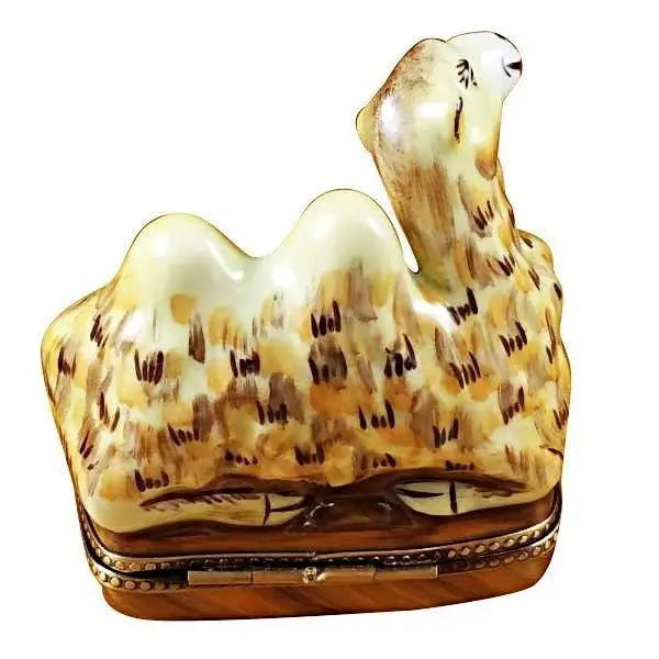 Camel Porcelain Limoges nativity wild animals French Trinket Box
