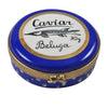 Cavier in Can Porcelain Limoges food French Trinket Box