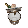 Champagne Celebration Limoges Box Porcelain Limoges wine spirit French Trinket Box