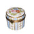 Charming Blue Striped Limoges Box Porcelain Limoges traditional French Trinket Box