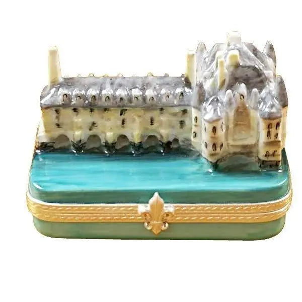 Chateau de Chenonceau Porcelain Limoges Wine France French Trinket Box