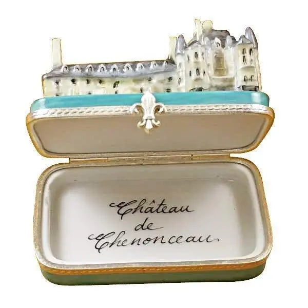 Chateau de Chenonceau Porcelain Limoges Wine France French Trinket Box