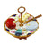 Cheese Plate Porcelain Limoges Food French Trinket Box