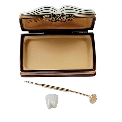 Dentistry Book Porcelain Limoges Professional French Trinket Box