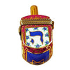 Dreidel Blue & Maroon Limoges Box - Limoges Box Boutique