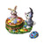 Easter Bunnies with Limoges Porcelain Eggs Trinket Box - Limoges Box Boutique