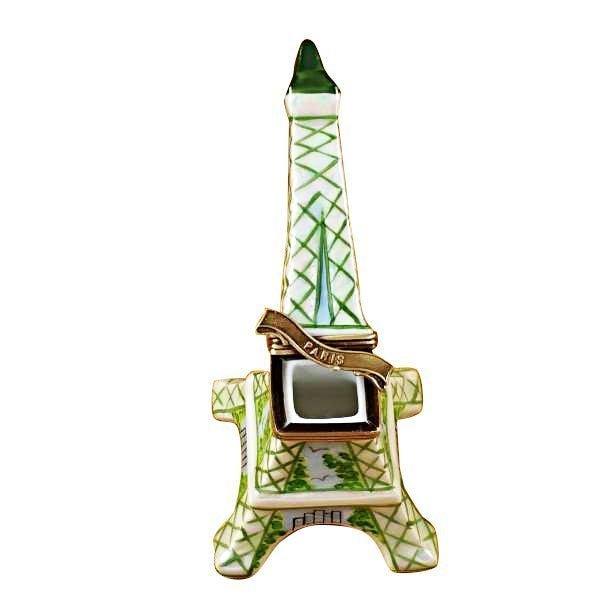 Eiffel Tower Iridescent Porcelain Limoges paris france monuments French Trinket Box