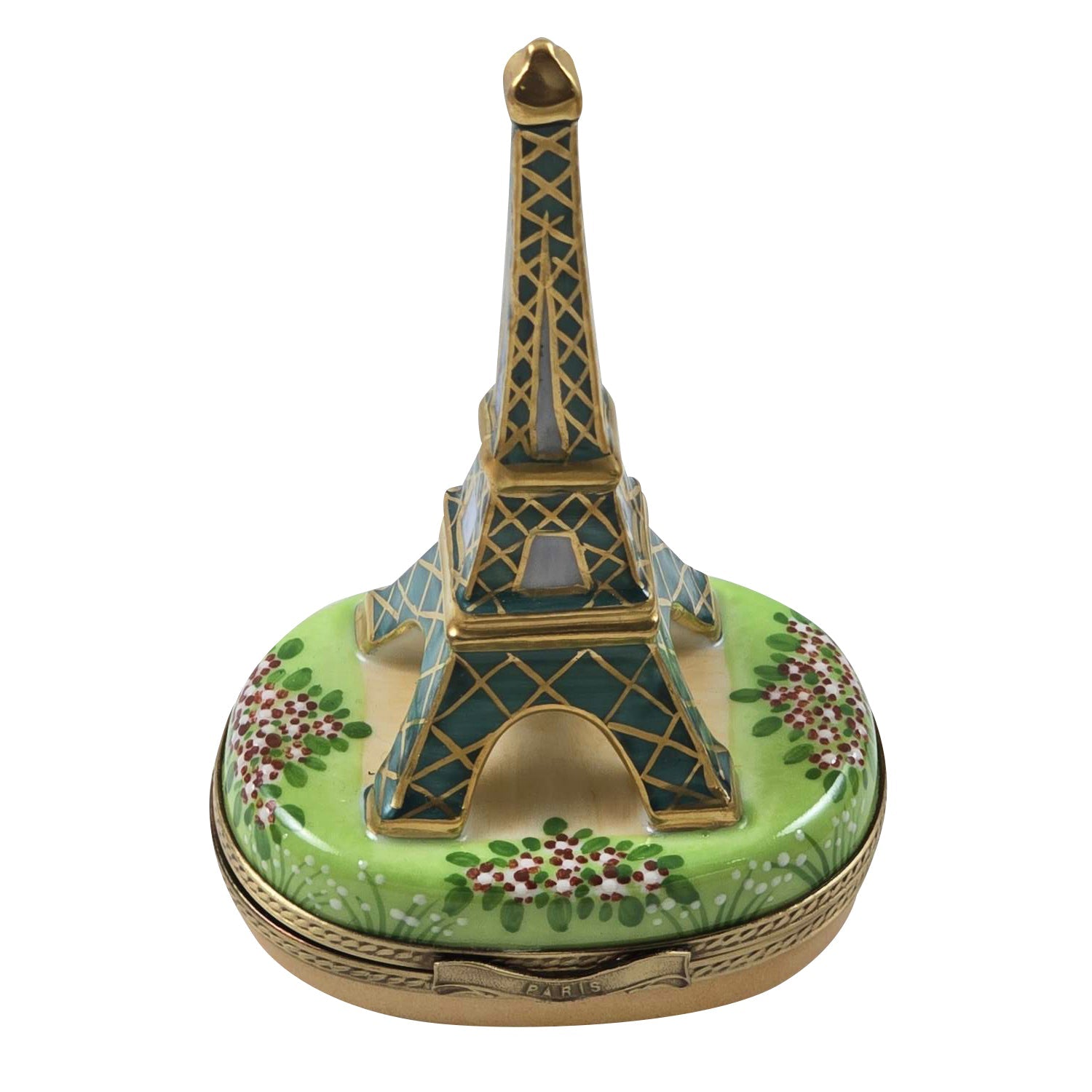 Eiffel Tower Spring Porcelain Limoges Eiffel Tower Paris France French Trinket Box