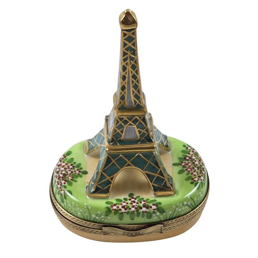 Eiffel Tower Spring Porcelain Limoges Eiffel Tower Paris France French Trinket Box