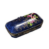 Elegant Blue Rose Limoges Box Porcelain Limoges traditional French Trinket Box