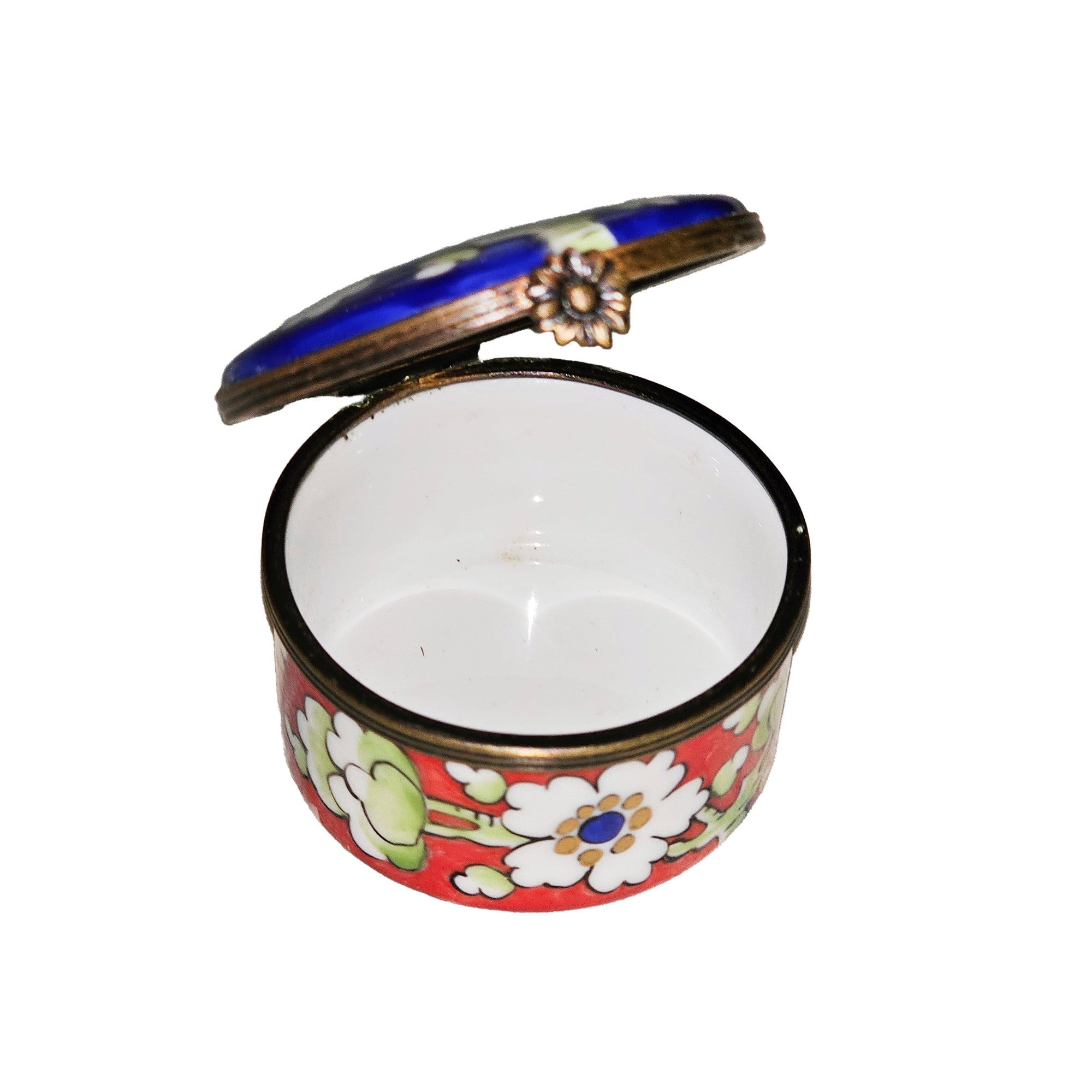 Floral Elegance Limoges Box Porcelain Limoges traditional French Trinket Box