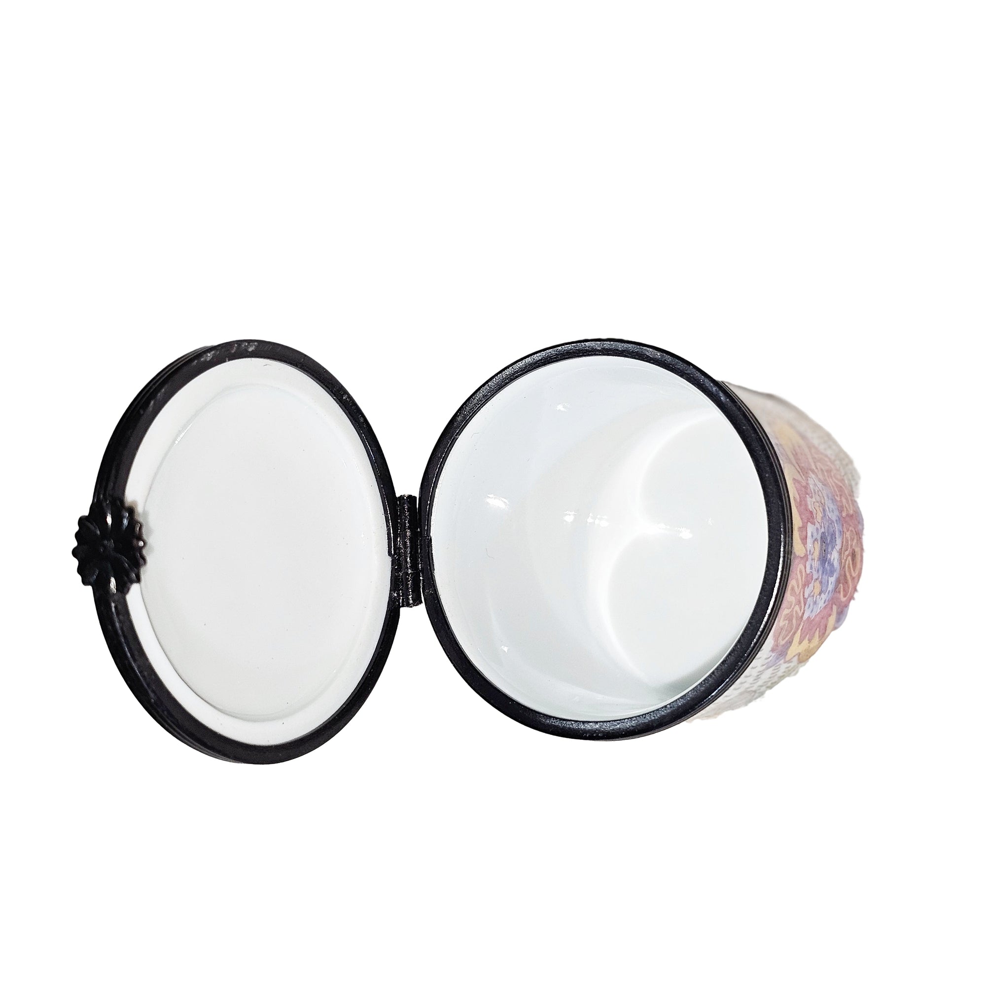 Flower Decorated Limoges Box Porcelain Limoges traditional French Trinket Box