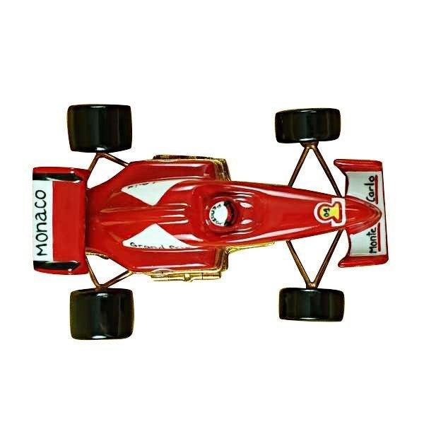 Formula One Race Car Porcelain Limoges sports French Trinket Box