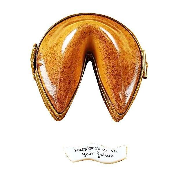 Fortune Cookie Porcelain Limoges Food French Trinket Box