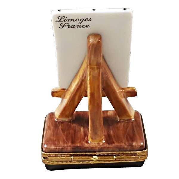 Freedom Tower Easel Porcelain Limoges fine art united states patriotic monuments art French Trinket Box