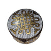 Golden Elegance Limoges Box Porcelain Limoges Traditional French Trinket Box