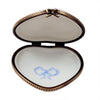 Happy Anniversary Rose Heart Porcelain Limoges anniversary wedding French Trinket Box