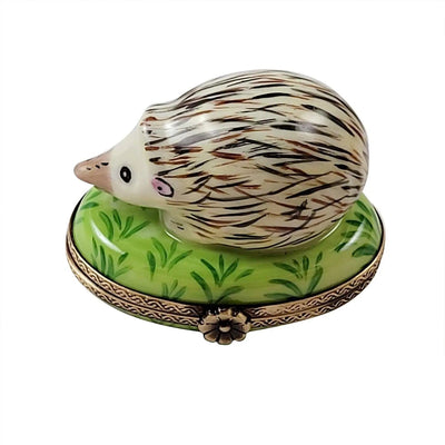 Hedgehog Porcelain Limoges Rochard Limoges French Trinket Box
