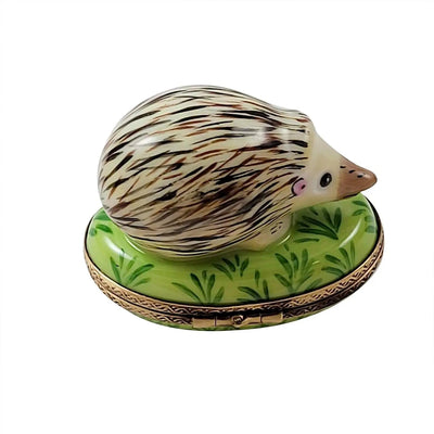 Hedgehog Porcelain Limoges Rochard Limoges French Trinket Box