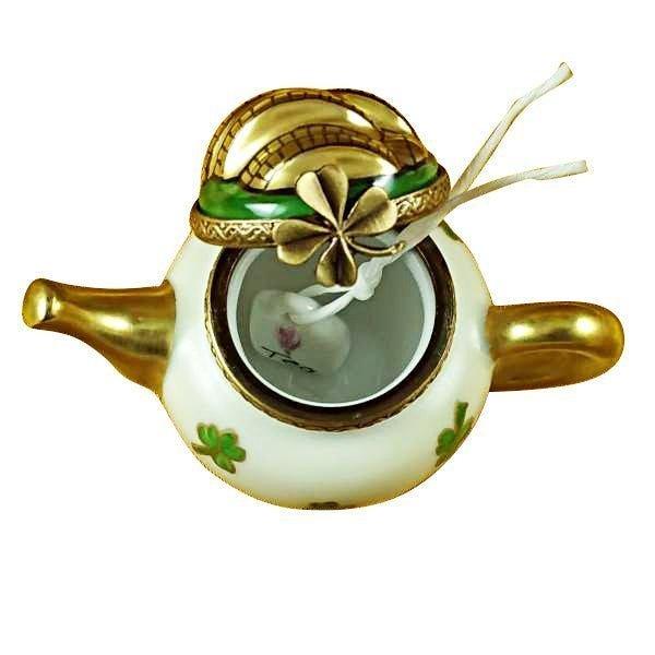 Irish Teapot Porcelain Limoges China French Trinket Box