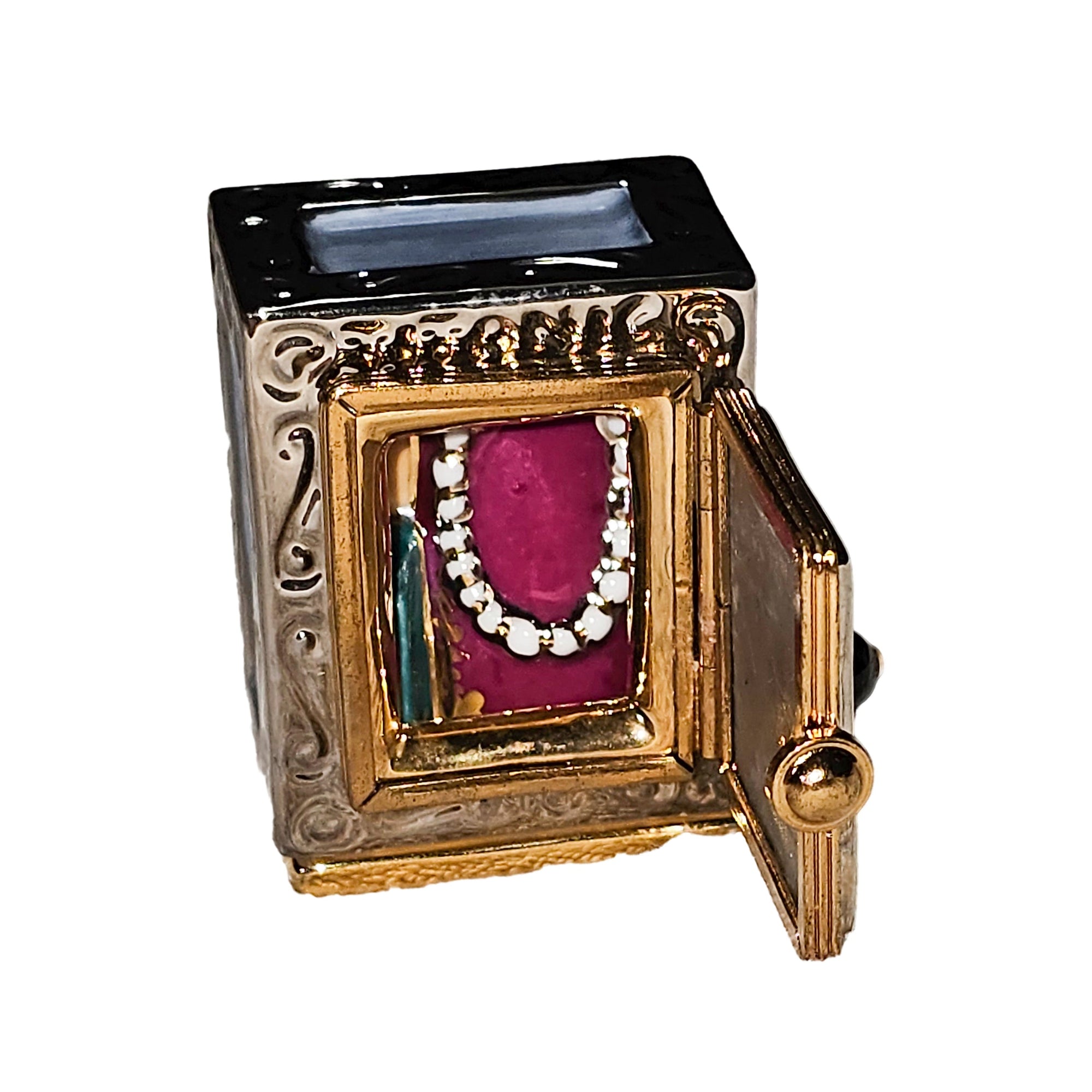 Jewelry Safe with Hidden Treasures Porcelain Limoges home special fashion French Trinket Box