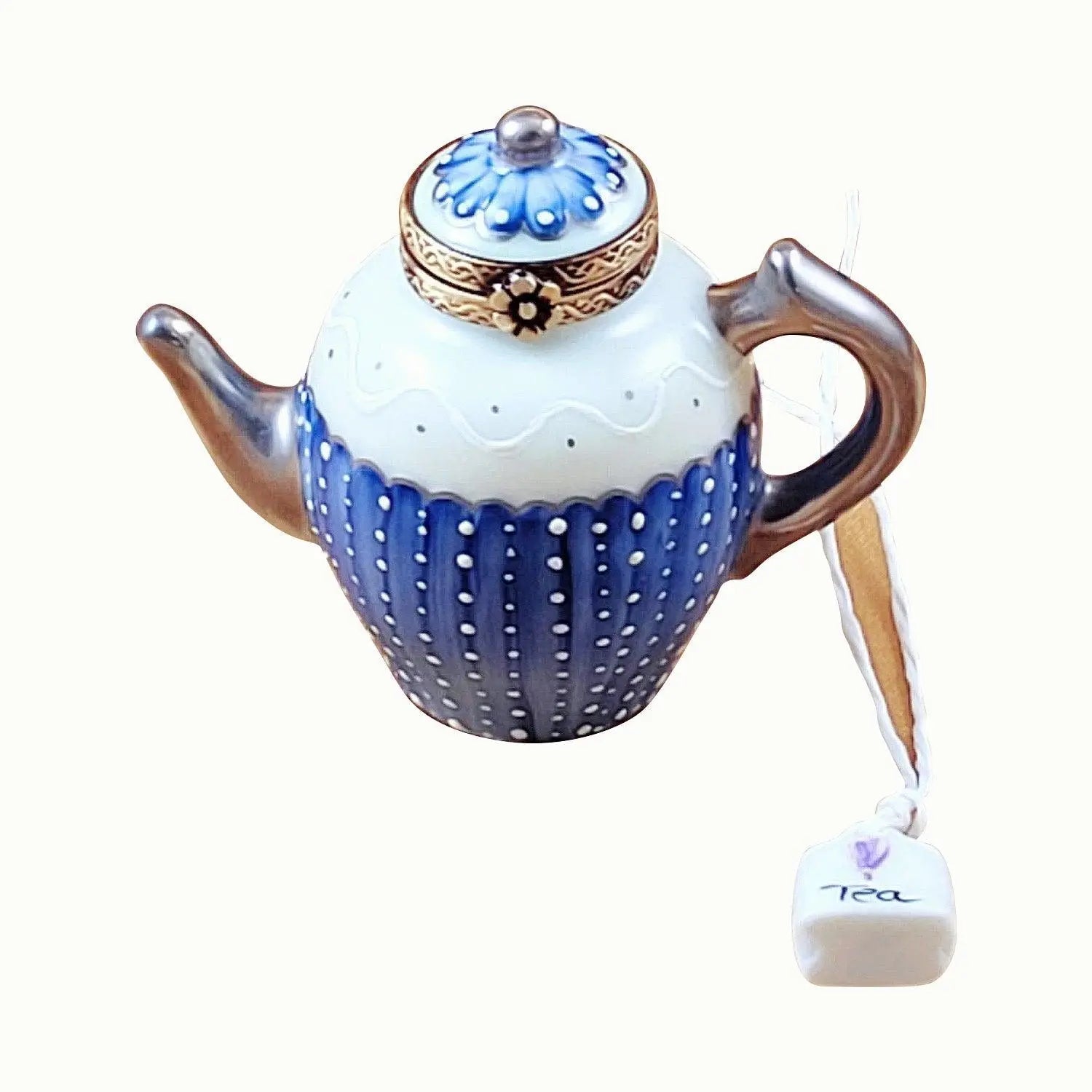 Kenya Teapot Porcelain Limoges China Travel French Trinket Box