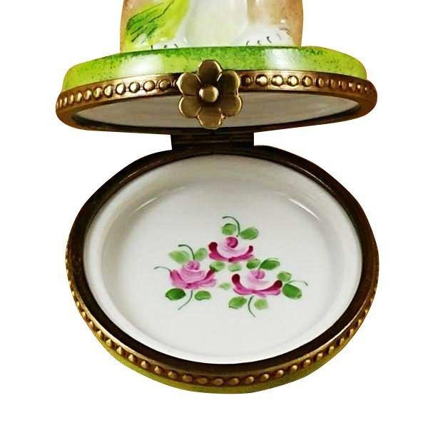 Ladybug In Grass Porcelain Limoges bug garden ladybug Rochard Limoges Box French Trinket Box