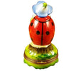 Ladybug reading Book Limoges Box - Limoges Box Boutique