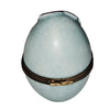 Light Blue Floral Limoges Egg Porcelain Limoges egg French Trinket Box
