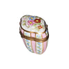 Light Pink Floral Limoges Box Porcelain Limoges traditional French Trinket Box