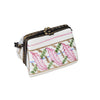 Light Pink Floral Limoges Purse Porcelain Limoges purse French Trinket Box