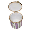 Light Purple Floral Limoges Box Porcelain Limoges traditional French Trinket Box