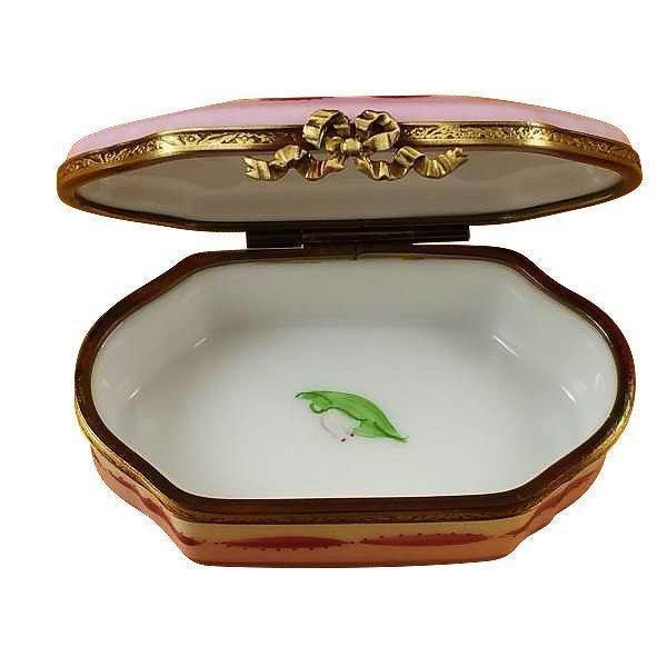 Lily Of The Valley Porcelain Limoges garden flowers traditional French Trinket Box